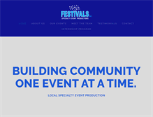 Tablet Screenshot of festivals-inc.com